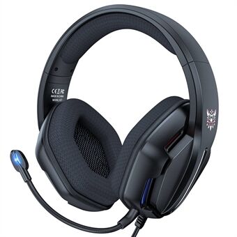 ONIKUMA X27 Gaming Headset Støyreduserende Stereo Surround Sound RGB Light Comfort Øreklokke Over Ear Hodetelefoner for PS4/Xbox/Bærbar datamaskin/datamaskin