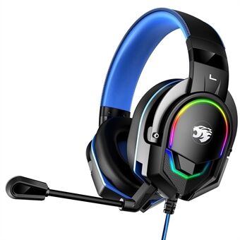 IMYB A88 Kablet Over-Ear E-sportshodetelefoner Heavy Bass RGB LED Light Gaming Headset