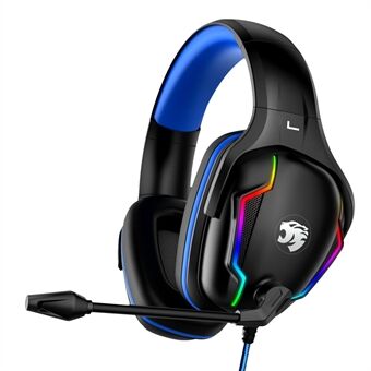 IMYB A80 kablet over-øre stereohodetelefon RGB Lett Tung Bass E-sport PC Gaming Headset