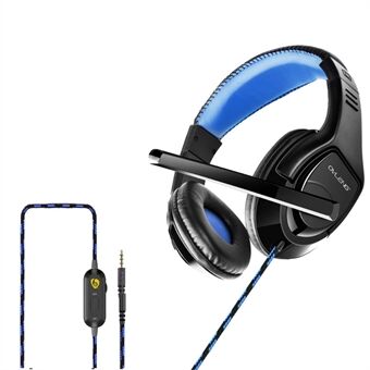 OVLENG OV-P1 Over-ear datamaskinspillhodesett E-Sports 3,5 mm kablet hodetelefon med støyreduksjonsmikrofon