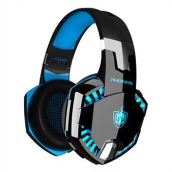 KOTION EACH G2000BT Stereo Gaming Headset Støyreduserende Over Ear-hodetelefoner med avtakbar mikrofon