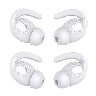 AHASTYLE PT40 2 par L-størrelse ørekrok ørepropper for Apple AirPods 3, Anti-skli, Anti-tapt øreproppbeskyttelse i silikon.