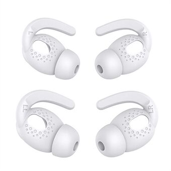 AHASTYLE PT40 2 par S+L størrelse Eartips for Apple AirPods 3, Bluetooth-øretelefoner Anti-tapt Earhook Silikon ørepropper Sleeve