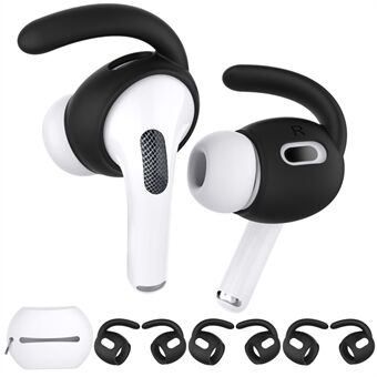 AHASTYLE PT189, 3 par S-størrelse øretips for Apple AirPods Pro 2, myke silikon ørepropper med antiskli, antitap ørekrok ørepropper.