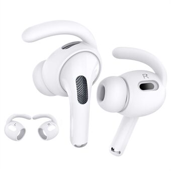 AHASTYLE PT189, 1 par S-størrelse øretelefon ørekrok-tips for Apple AirPods Pro 2, myke silikon anti-skli anti-mist ørepropper-deksel.