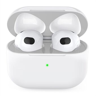 AHASTYLE PT68-3 Støvtett klistremerke for Apple AirPods 3, Ladeetui for øretelefoner Ultratynt metall, nikkelark