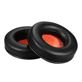 Replacement Protein Leather Memory Around Ear Cups Cushion for Razer Kraken Gaming Headphones - Black / Orange