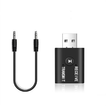 Bluetooth 5.0 USB-sender og mottaker 2-i-1-adapter