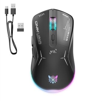 ONIKUMA CW917 Kablet / 2.4G Trådløs Dual Modus Gaming Mus Ergonomisk Datamus til Laptop