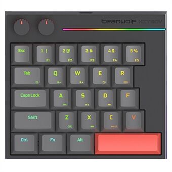 TEAM WOLF HK25 Magnetisk Akselerasjons Mekanisk Tastatur En-Hånds Operasjon Gaming Keypad