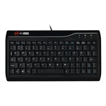 MCSAITE 8017 Slankt Design Bærbar Datamaskin USB Kablet Tastatur for Hjemme og Kontor