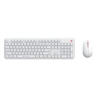 XIAOMI YOUPIN MIIIW MW24PB03 2,4G Trådløs Tastatur Mus Sett Datamaskin Støysvak Tastatur + Mus, 3. generasjon