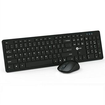 LENOVO LECOO KW201 2.4G Trådløst Tastatur og Mus Sett til Hjemmekontor