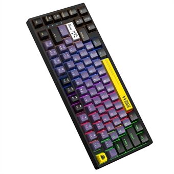 ONIKUMA G58 Hot-Swappable 82-Tasters Mekanisk Gaming-tastatur RGB-belysning Kablet Tastatur