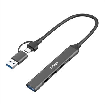 ONTEN UCA9703S 5Gbps USB 3.0 + Type-C Hub Laptop Computer Adapter til 3 x Type-C porter + USB-port