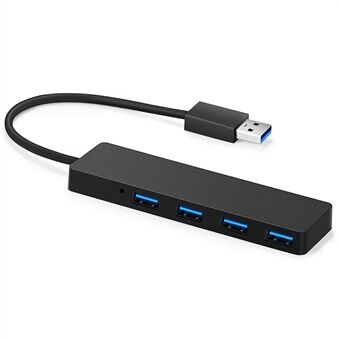 Ultra Slim 4 i 1 USB 3.0 Hub Høyhastighets Datatransmisjon USB Ekspander Splitter for Android-telefon og Laptop