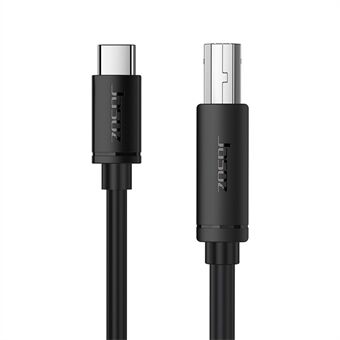 JASOZ D121 3m Type-C til USB 2.0 Type B Hann til Hann høyhastighets-printerkabel