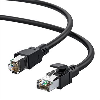 CABLECREATION CL0344 8m CAT8 40Gbps 2000MHz Nettverkskabel Datamaskin Router RJ45 Tilkoblingskabel