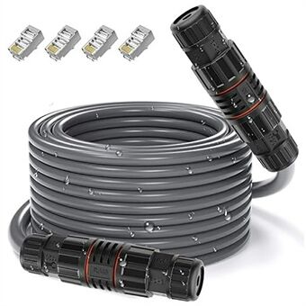 23m For Starlink Gen3 Rektangulær Satellitt Standard V3 Forlengelseskabel Høyhastighets Ethernet CAT5E Kabel