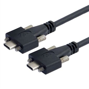 UC-046- 3M USB 3.1 Type-C panelmontert dobbel skruelåsing 3M USB-C 10Gbps datakabel (M2-skrue)