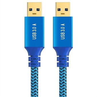 2m USB 3.0 Mann til Mann-kabel Skriver Harddiskboks USB-forlengelseskabel