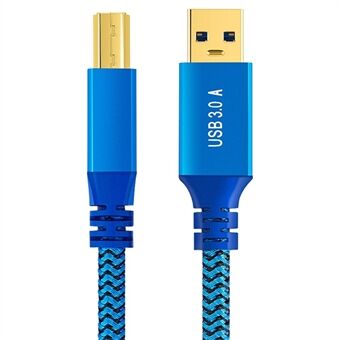 3m USB-A 3.0 hann til USB Type-B hann tilkoblingskabel for skriver, harddiskboks.