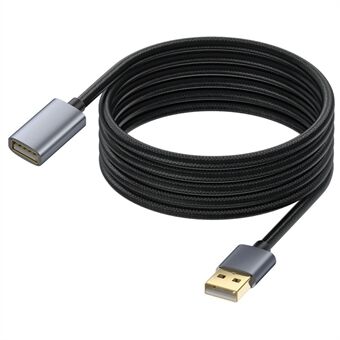 USB-forlengelseskabel 1,8m USB 2.0 Type A hann til hunn forlengerledning for skriver, tastatur, mus, minnepinne