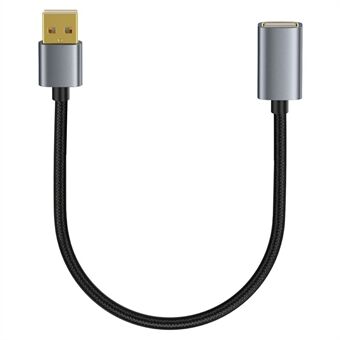 USB-forlengelseskabel 0,3m USB 2.0 Type A hann til hunn forlengelseskabel for skriver, tastatur, mus, minnepenn