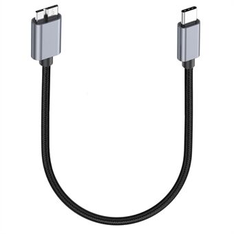 0,5m USB Type C til Micro B-kabel kompatibel med Seagate WD Westgate My Passport MacBook Pro / iPad