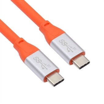 UC-033-OR-2.0M 2.0M Fleksibel Type-C han til han-kabel USB4 100W Rask lading Kabel støtter 20Gbps dataoverføring