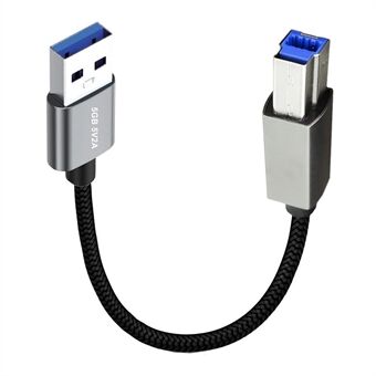 JUNSUNMAY 0.3m USB-A 3.0 hann til USB Type-B hann skriverkabel skanner tilkoblingskabel.