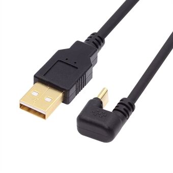 UC-023-OS 1m USB2.0 Type A til Type C motsatt U-formet bakvendt 480Mbps strømdatakabel