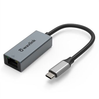 WAVLINK NWU329GC Gigabit Ethernet-adapter USB-C til RJ45 LAN nettverkskabelkonverter