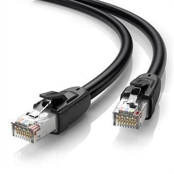 UGREEN 70327 RJ45 Cat8 Ethernet-kabel 8-kjerners 2000MHz båndbredde 25Gbps LAN-nettverkskabel - 1m