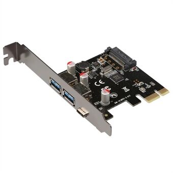 TXB055 USB3.1 Type-C + Dual USB3.0 Type-A PCI-E Utvidelseskort