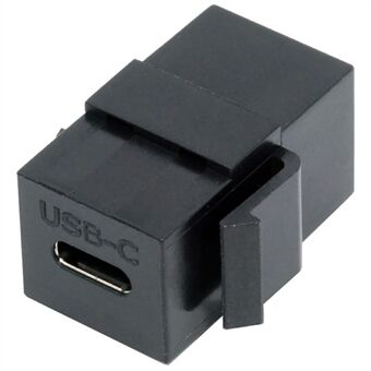 U2-078-CFCF USB 2.0 Type-C hunn til hunn forlengelsesadapter for Keystone for veggplatepanel USB-kabel