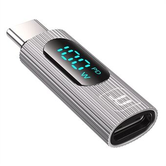 TOOCKI TQ-OTG07 Type-C Hann til Type-C Hunn 100W Digital Visningsadapter