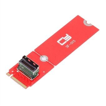 SF-015 PCI-E 5.0 4.0 M.2 M-key til MCIO Mini Cool Edge IO Female Host Adapter for PCIe Nvme SSD 2280