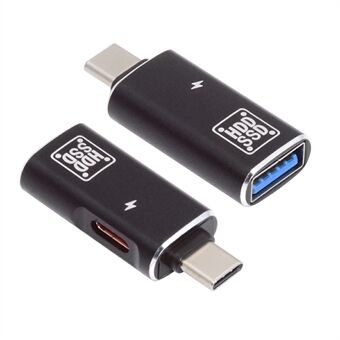 UC-035-AC 10Gbps Type-C til USB 3.0 hunn OTG DC 5V strømadapter for nettbrett og telefon