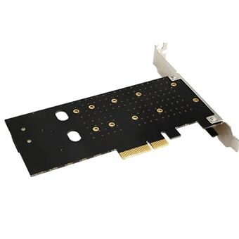 TXB044 110mm M Key + B Key Dobbel Adapterkort Pcie til M.2 Nvme SSD NGFF Adapterkort