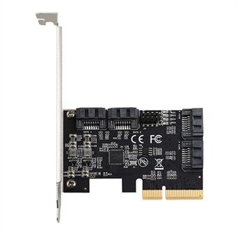 TXB170 PCIE til SATA Bootable SSD Solid State Drive Adapterkort PCIE X4 til 4-port SATA3.0 Utvidelseskort