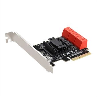 TXB113 PCIE til 6-port SATA3.0 6Gbps utvidelseskort for MAC / Windows / Synology / Linux