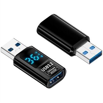 60W 10Gbps Dataoverføringsadapter Digital Skjerm USB-A til USB-A Mini Converter