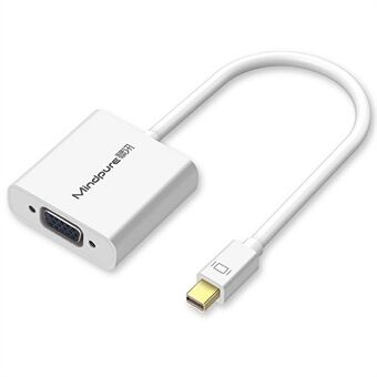 MINDPURE AD006 1080P / 60Hz Mini DP Hann til VGA Hunn Adapterkabel for MacBook PC