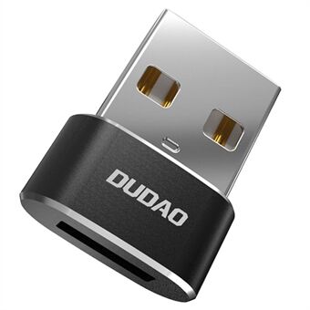 DUDAO L16AC For iPhone 15 USB Hann til USB-C Hunn Adapter Lading Dataoverføring OTG-omformer