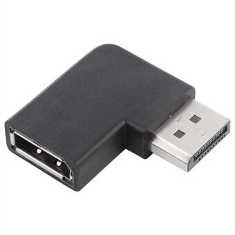 DP1.4 8K DisplayPort Male to DisplayPort Female HDR Image Elbow Adapter Converter