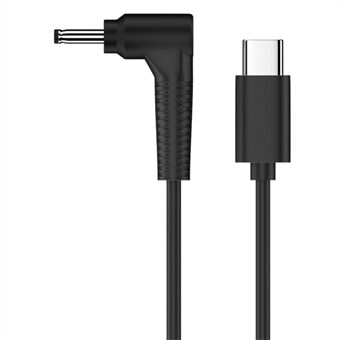 12V 3,5 x 1,35 mm USB-C til DC-strømkabel for rutere, kameraer, TV-boks, skrivebordslamper PVC-strømledningsomformer