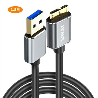 ENKAY HAT PRINCE 1,5m USB 3.0 A til USB 3.0 Micro B Kabel Kamera Harddisk Ladekabel Datakabel