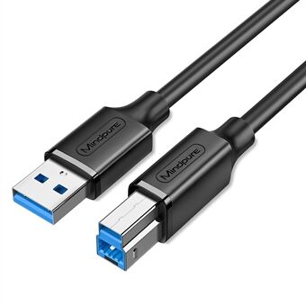 MINDPURE US102 3m USB3.0 Hann til USB Type-B Hann Printerkabel HD Utskriftsledning