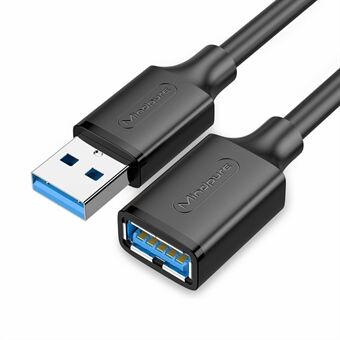 MINDPURE US103 3m Hurtig USB 3.0 Forlengelseskabel Hann til Hunn Ekstenderingskabel for Bærbar PC